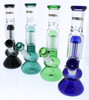 Topoo 12 inch Water Pipe with Tree Perc - Blue 