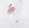 Topoo 7" Klein Donut Recycler with Triple Uptake - Pink 