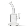 High Five 7" Clear Requiem Straight Base Glass Water Pipe: Cloud Cover Glass 