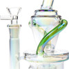  9.5" Fumed Klein Recycler Water Pipe with Matrix Perc 