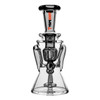 VapeBrat Mini Recycler Dab Rig: 7" Hourglass Recycler - VapeBrat Smoke 