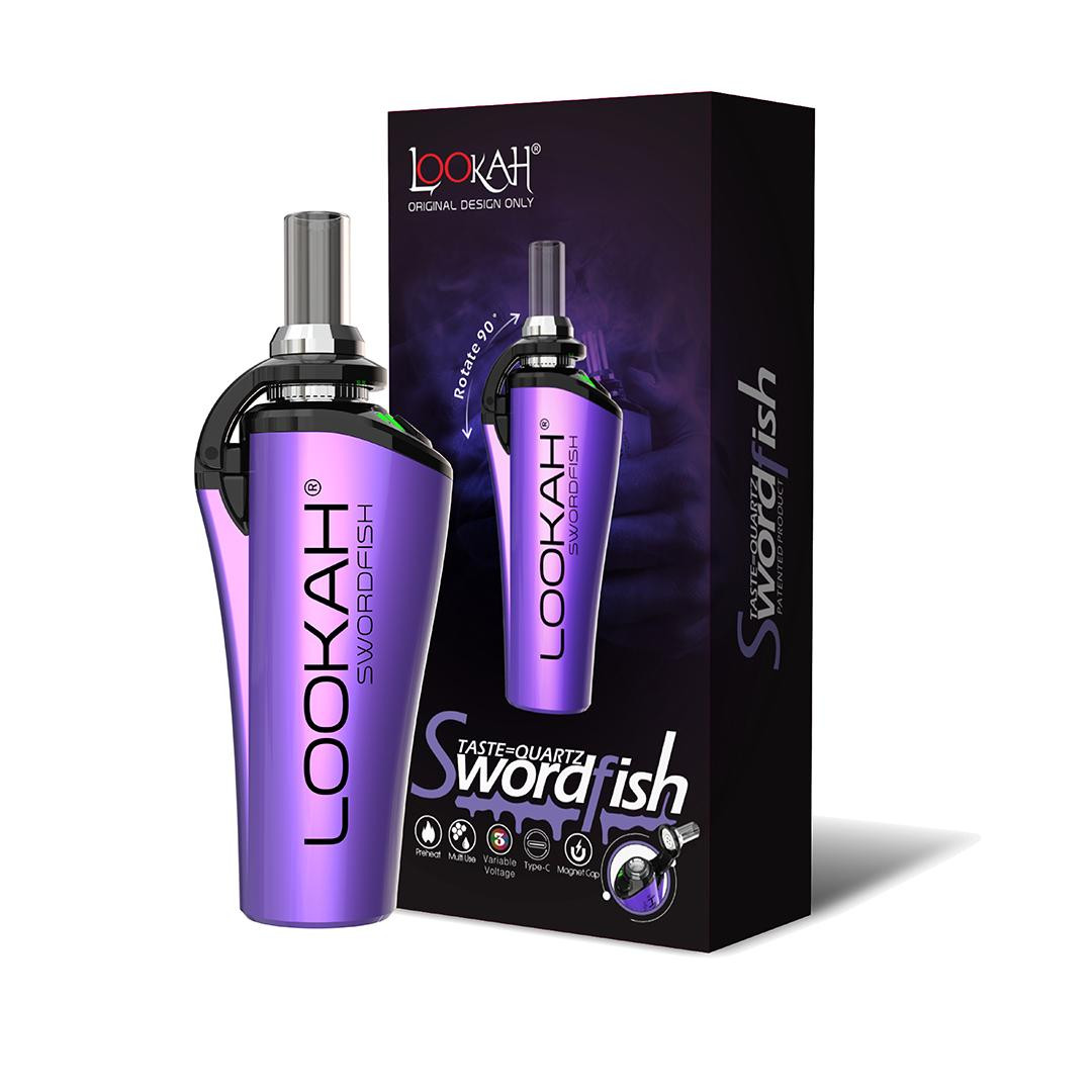 Lookah Swordfish Purple: Easy Load Dab Pen | Wax Pen
