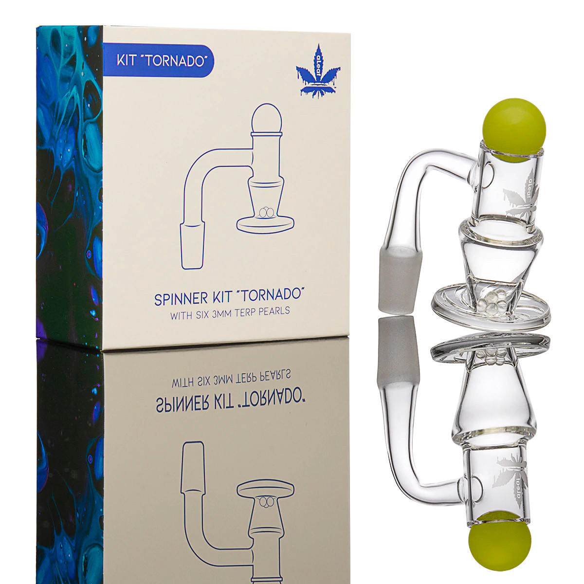 Spinner Kit "Tornado" 14mm 90 Degree Male Blender Banger Kit