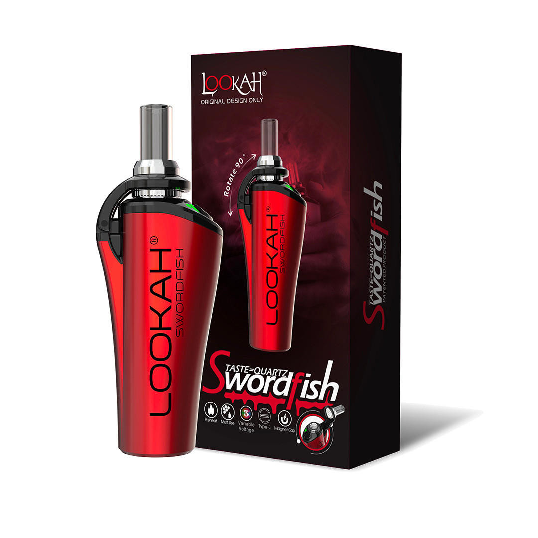 Lookah Swordfish Red: Easy Load Dab Pen | Wax Pen