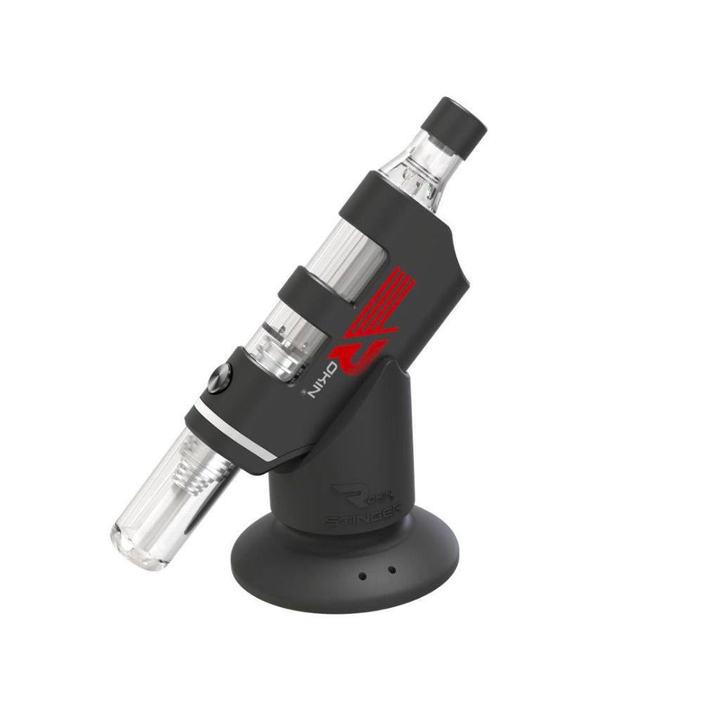 ソープストーン&シュンガイト　シリンダー Rokin Stinger Electric Nectar Collector Stand: Silicone Dab