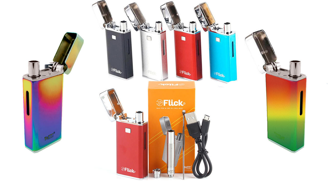 Yocan Flick: Wax Vaporizer - Limited Edition Rasta | 510