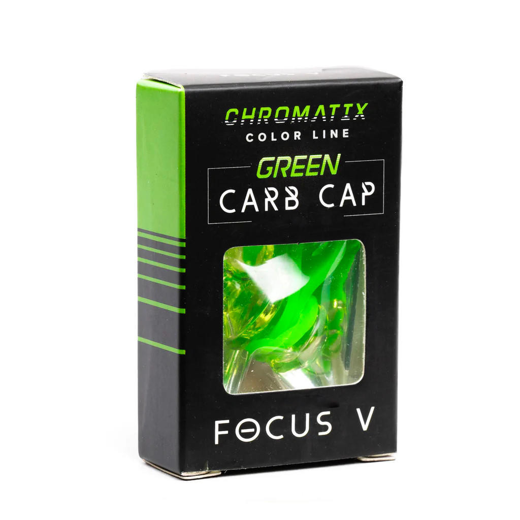Focus V Carta Chromatix Series Glass Carb Cap Red