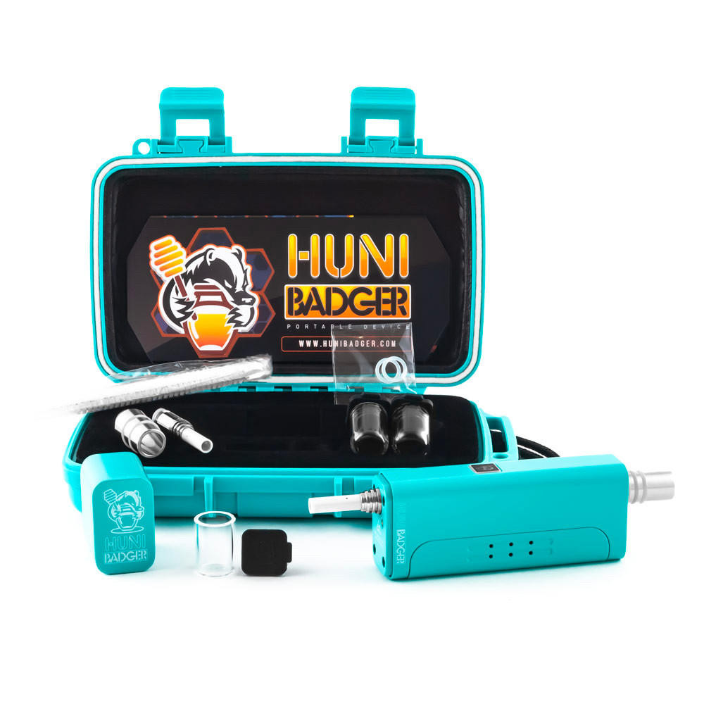 Huni Badger Teal Blue E-Nectar Collector Dab Pen Vaporizer