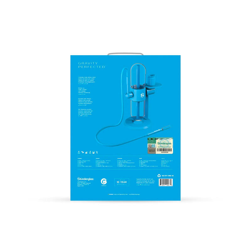 GRAVITY ポング ブルー Stundenglass Gravity Bong: Cookies Blue | Dab Rig