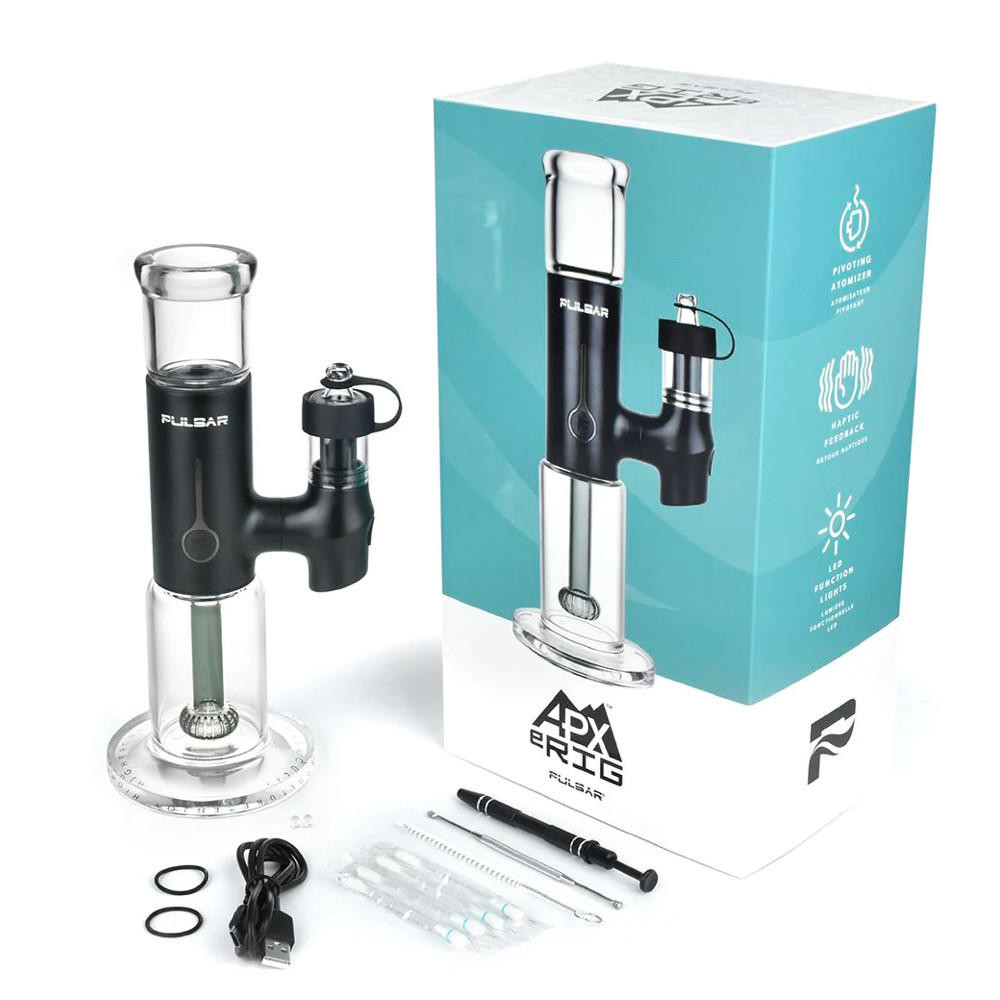Pulsar APX Wax Dab Rig Electric: Black | Dab E Rigs