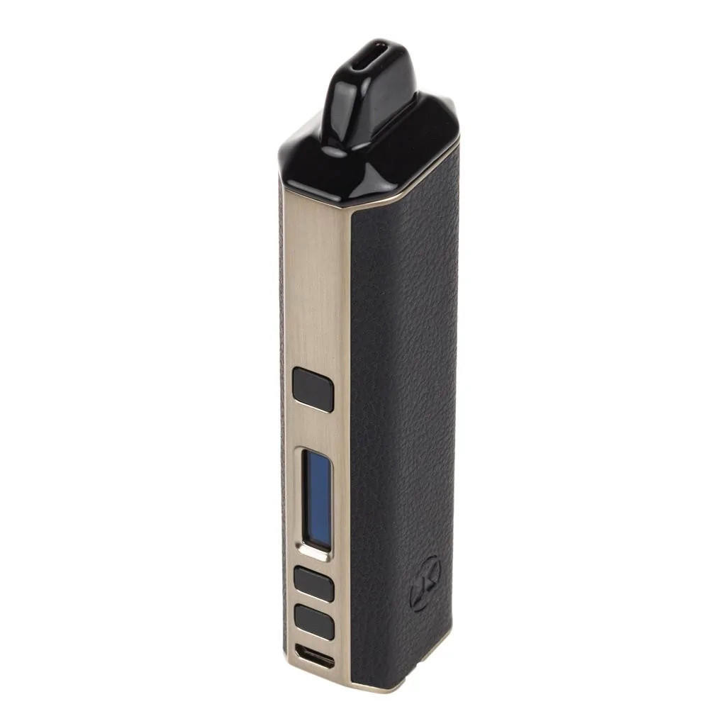 XVAPE Aria: Gothic Black - Dual Use Dry Herb and Wax Vaporizer