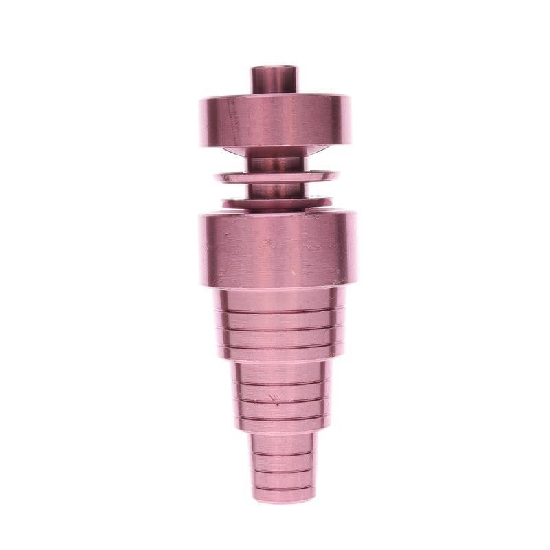 Universal Pink Colored Anodized Titanium Nail | Dab Nail