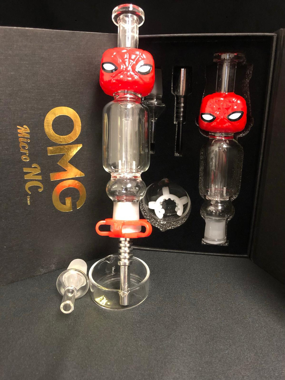 OMG Micro Nectar Collector 14mm Cartoon Character - Red Dab