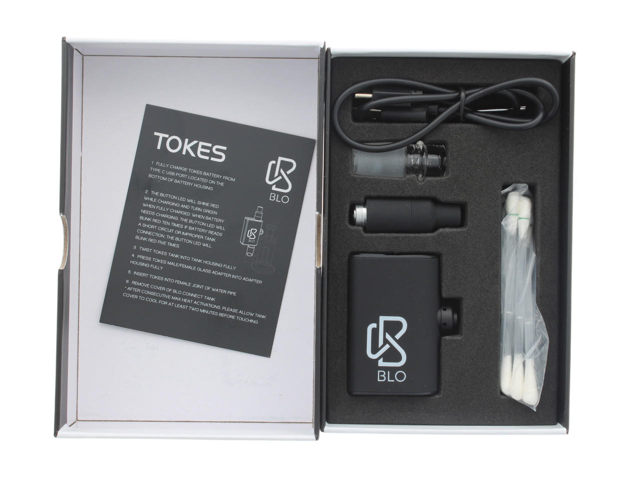 BLOtokes - Tokes Portable Dab ENail Dual Use Vaporizer Black