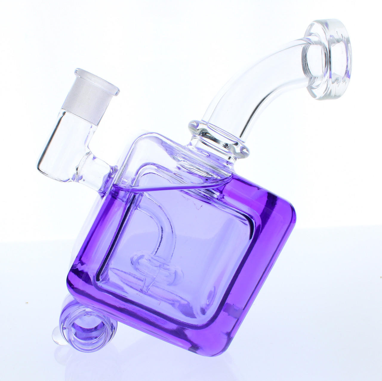 Buy Wholesale China 8 Inch Freezable Glycerin Glass Bong Smoking Water Pipe  Curved Neck Frozen Bongs & Freezable Glass Water Pipe at USD 5