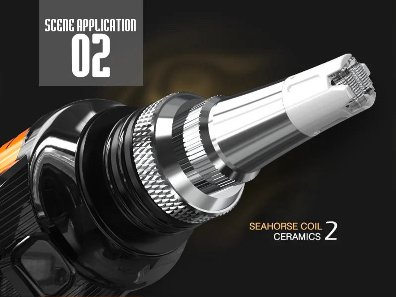 Lookah Seahorse X Orange 3 in 1: E-Nectar Collector, Wax Pen, and Portable  E-Nail