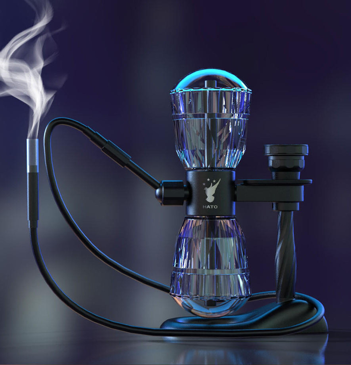 Gravity Bong: Hato Gravity Dab Rig - Black | Gravity Dab Rig