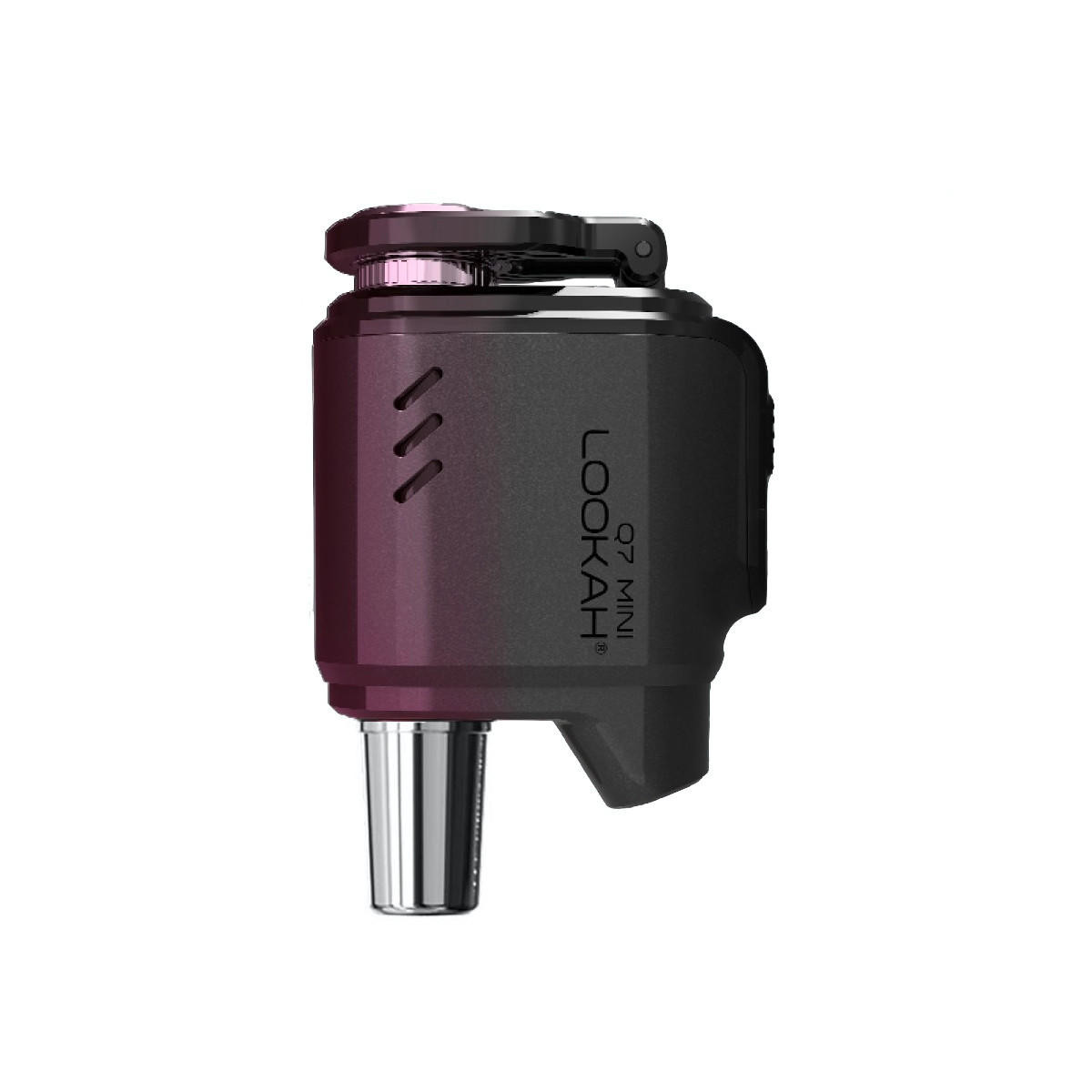 Lookah Q7 Mini: Black - Portable Enail Vaporizer Banger Kit