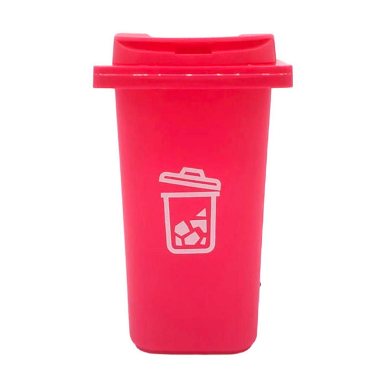 Dab Swab Storage: Mini Trash Bin - Hot Pink