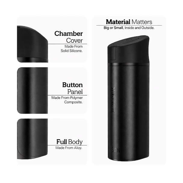 Yocan Black Pocket Dab Pen: Portable Mod for Dabbing | Pivot
