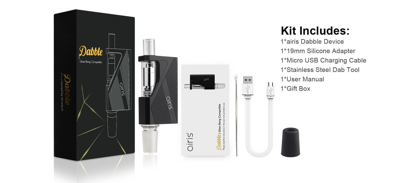 airisセットDHBerry1.0mlCBP CRDP CRDH THXE35 Airis Dabble 2-in-1 Portable E-nail and Wax Vape Pen Device