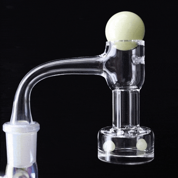 Terp Hammer Enail Banger Function with Marble and Terp Pearls Terp Hammer Enail Banger Function with Marble and Terp Pearls