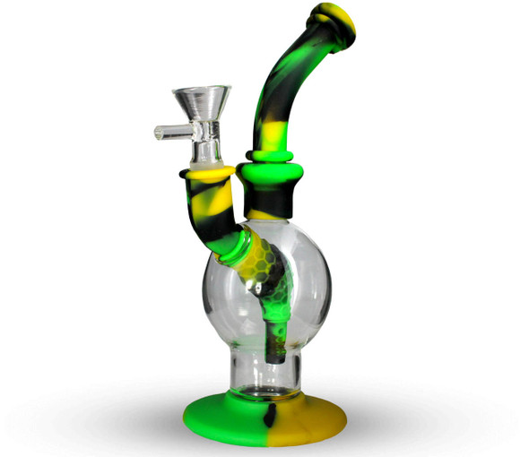 Cirrus Glass Beaker - High-Quality 13.5-inch Water Pipe