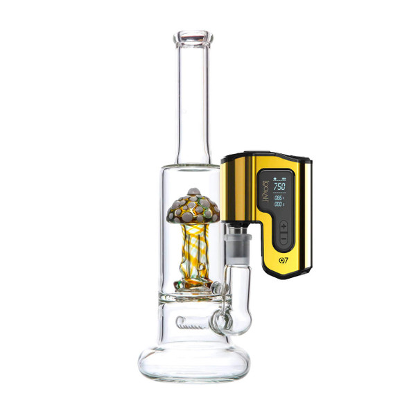  Lookah Q7 Portable Enail Vaporizer: Royal Gold 