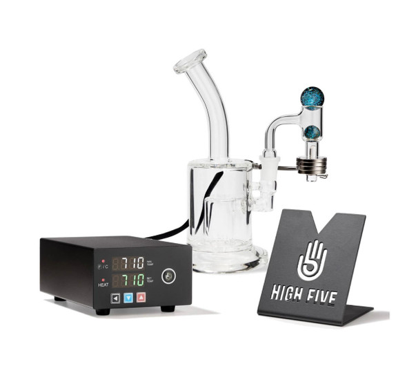 High Five Terp Slurper Enail Kit: High Five Micro Enail Terp Slurper E-Banger Dab Kit 30mm 