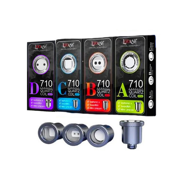  Lookah 710 Quartz Coils: Variety Pack - 4 Different Coils 