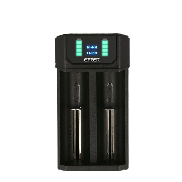  Efest Mega: Two Cell Battery Charger for 18650 and 18350 Batteries 