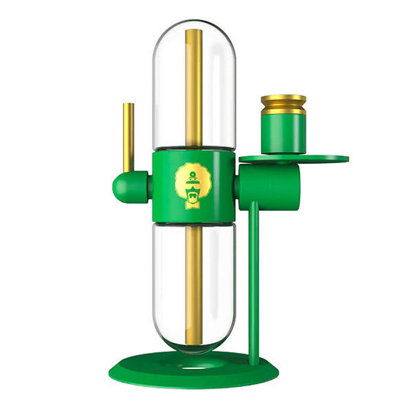  Stundenglass Bong: Greenthumb's Green - Gravity Dab Rig 