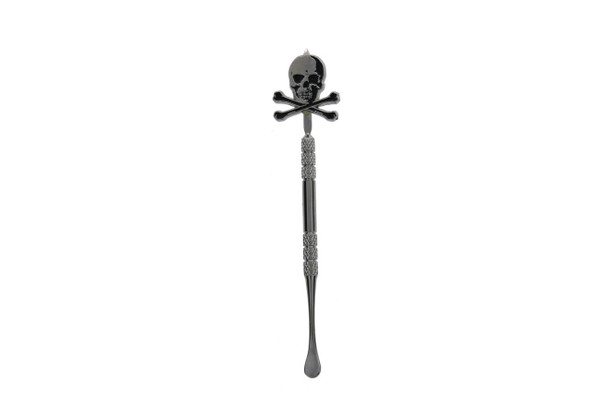  Skull and Cross Bones Metal Dab Tool 