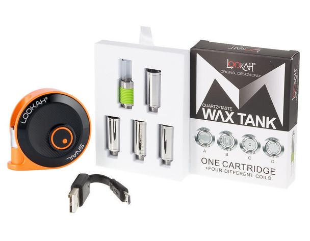  Lookah Snail Wax Concentrates Vape Kit - Orange 