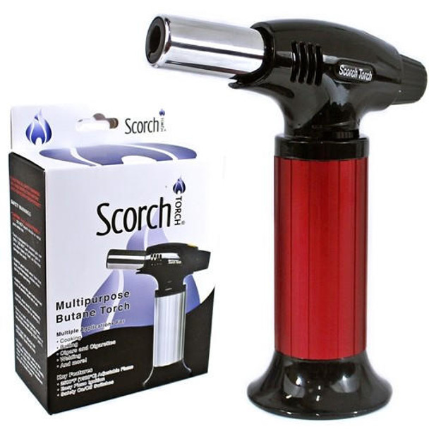 Scorch Torch 6″ Scorch Torch Butane Torch - Red 