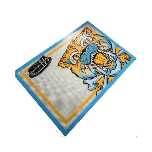 Multi Matz Tiger Silicone Dab Mat  9 x 13 Inches 