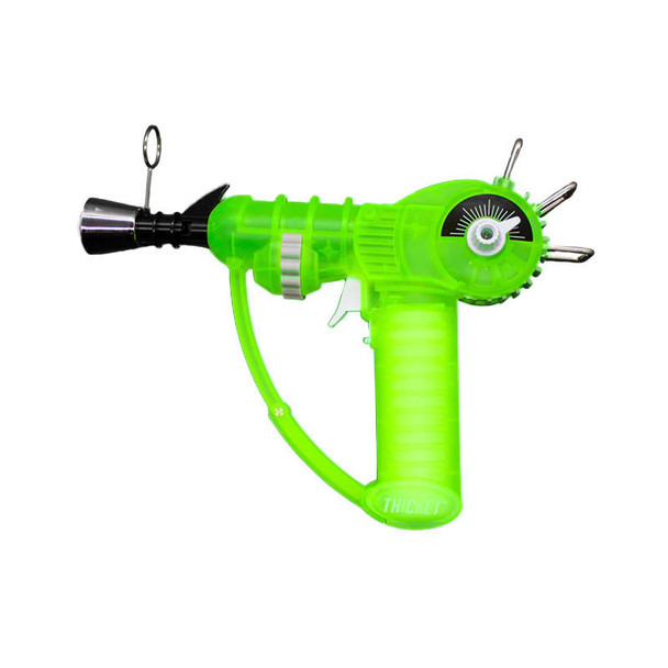 THiCKet Ray Gun Torch Lighter: THiCKet Spaceout Torch - Glow in the Dark Green 