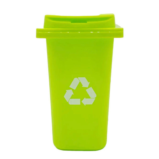 VapeBrat Dab Swab Storage: Mini Trash Bin - Light Green 