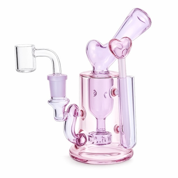 heart dab rig kit for valentines day incycler rig