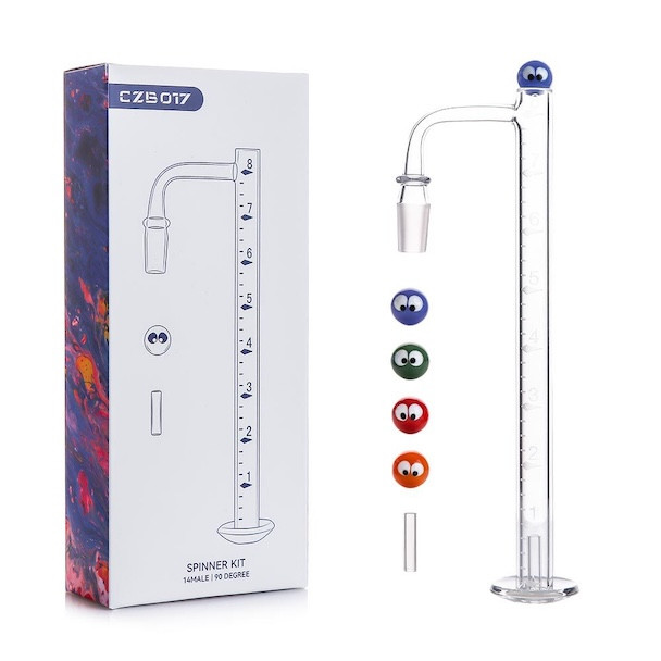 Terp Tower Legend Quartz Banger: 14mm Male 90 Degree