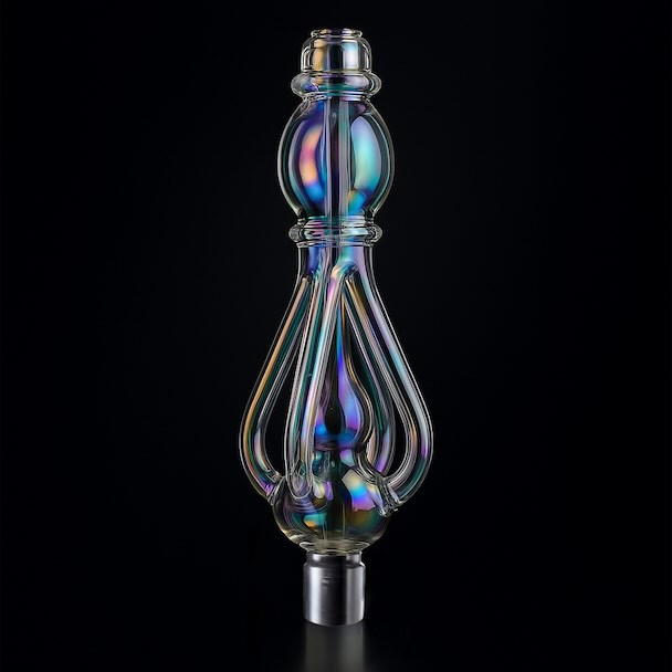 Iridescent Nectar Collector Top: Recycler Screw Fit - VapeBrat (Glass Only) Iridescent Nectar Collector Top: Recycler Screw Fit - VapeBrat (Glass Only)