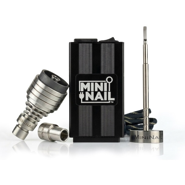 MiniNail E-Nail Kit with SIC Titanium Nail - Black
