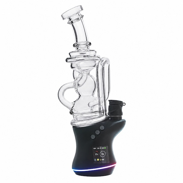Carta 2 Glass: Double Uptake Recycler Glass Attachment - Clear