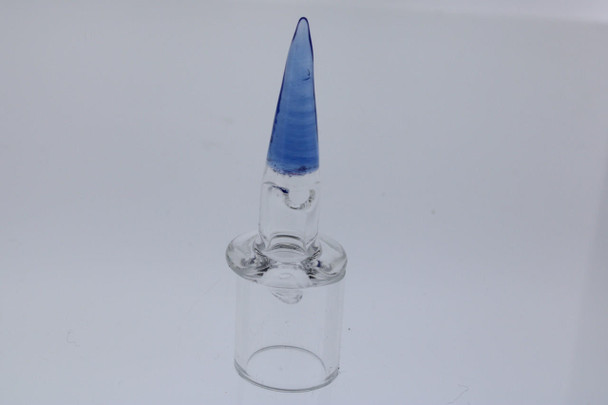  Monkey Boy Art - Light Blue Bullet Tip Airflow Carb Cap (American Glass) 