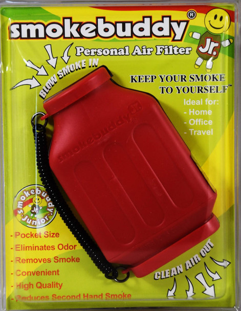  SmokeBuddy Jr Personal Smoke Air Filter - Red 