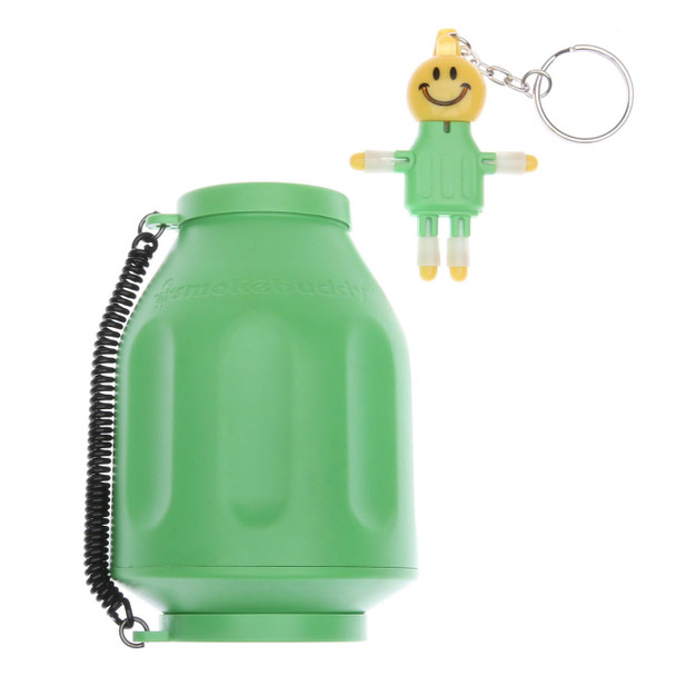 SmokeBuddy The Original SmokeBuddy Personal Air Odor Purifier Cleaner Filter with keychain - Green 