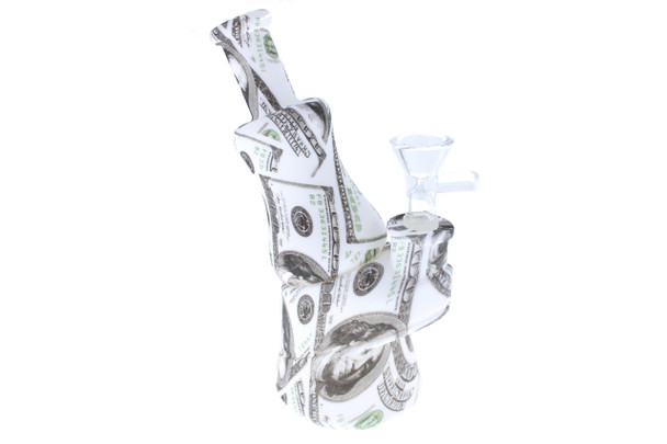 Relegated Renegades 7" Money Pattern Peak Design Silicone Bong 