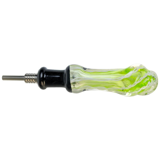  3.25" Twisted Outer Color Nectar Pipe with 10mm Titanium Tip 