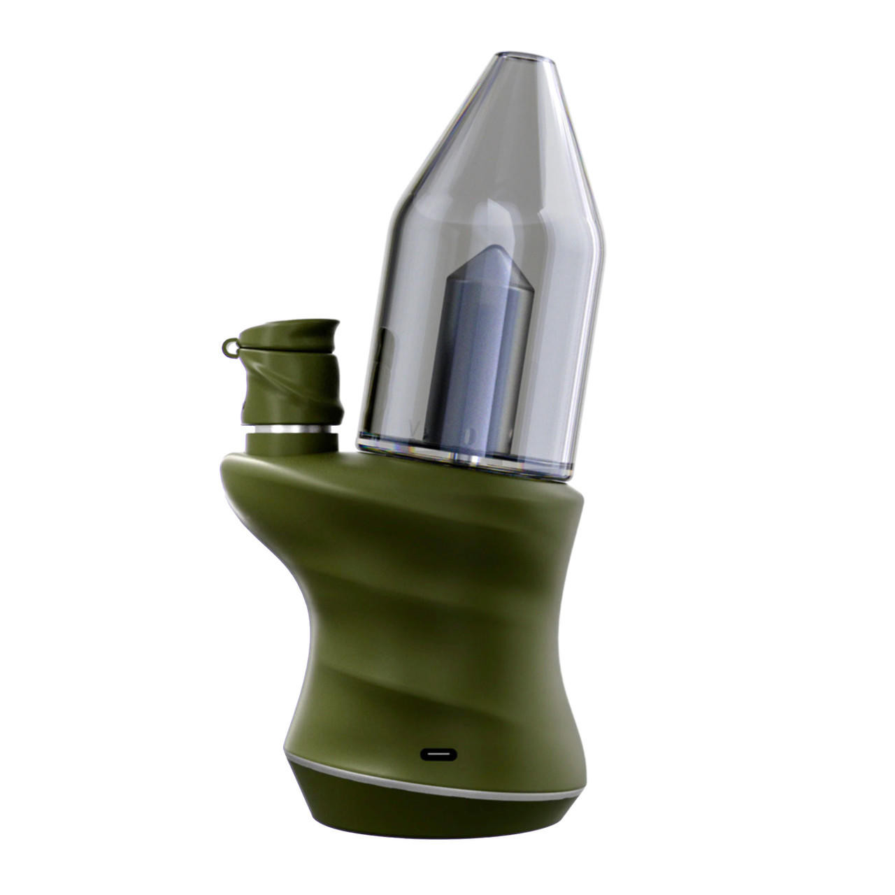 Focus V Carta 2: Green Forest Dry and Wax Electric Dab Rig.