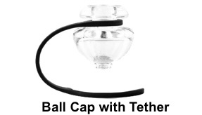 Puffco Peak Ball Carb Cap and Tether